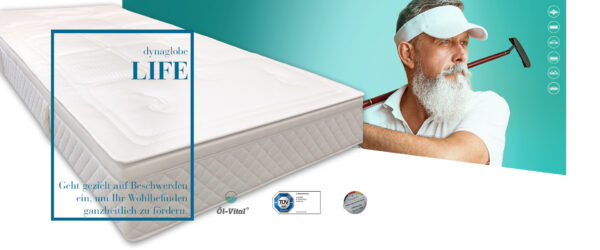 dynaglobe® LIFE – die Gesundheitsmatratze