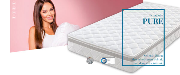 dynaglobe® PURE – die ergonomische Matratze