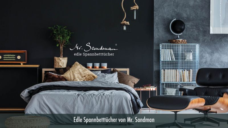 sandman-facebook-haendler-bett-dunkel_800x800.jpg Mr. Sandman "full elastan de luxe" perfekt für – Bild 1